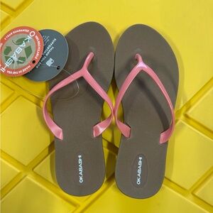 Okabashi Women's Sandals in Pink and Brown